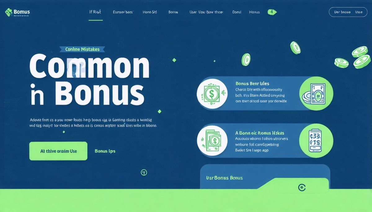 Bonus Kurallarında Sık Karşılaşılan Hatalar ve Kullanıcı İpuçları